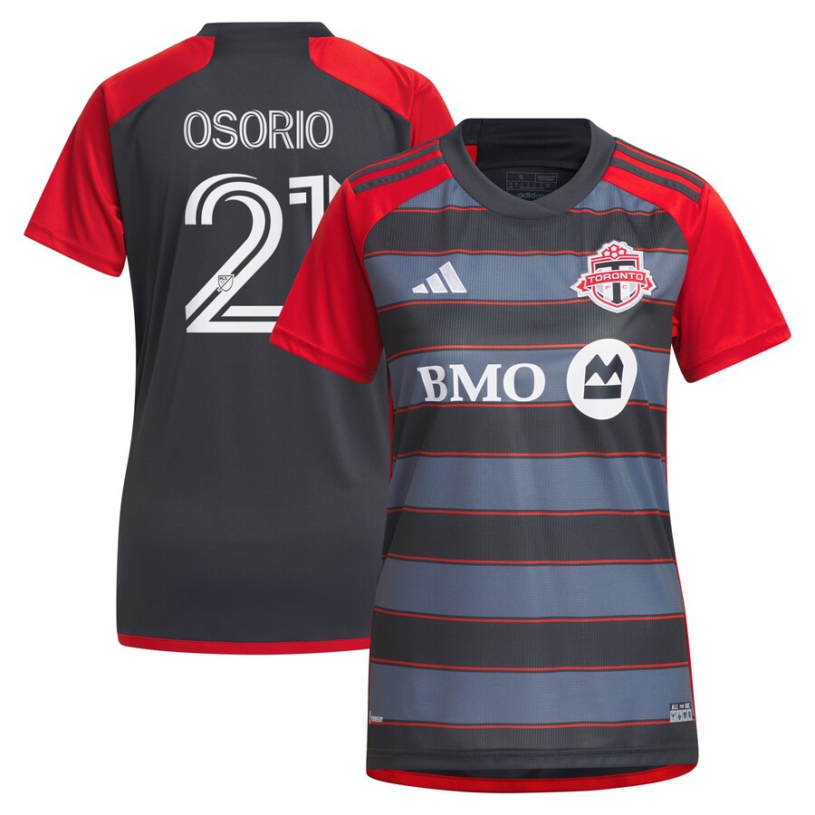 Women's Toronto FC Jonathan Osorio adidas Gray 2023 Club Kit Replica Player Jersey - Mc Mu