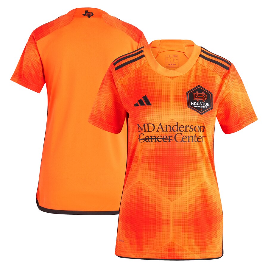 Women's Houston Dynamo FC adidas Orange 2023 El Sol Replica Jersey - Mc Mu