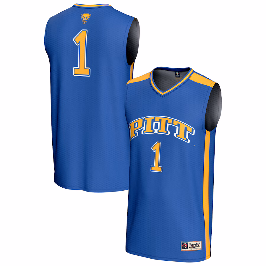 Unisex GameDay Greats #1 Royal Pitt Panthers Lightweight Collegiate Basketball Fashion Jersey - Mc Mu