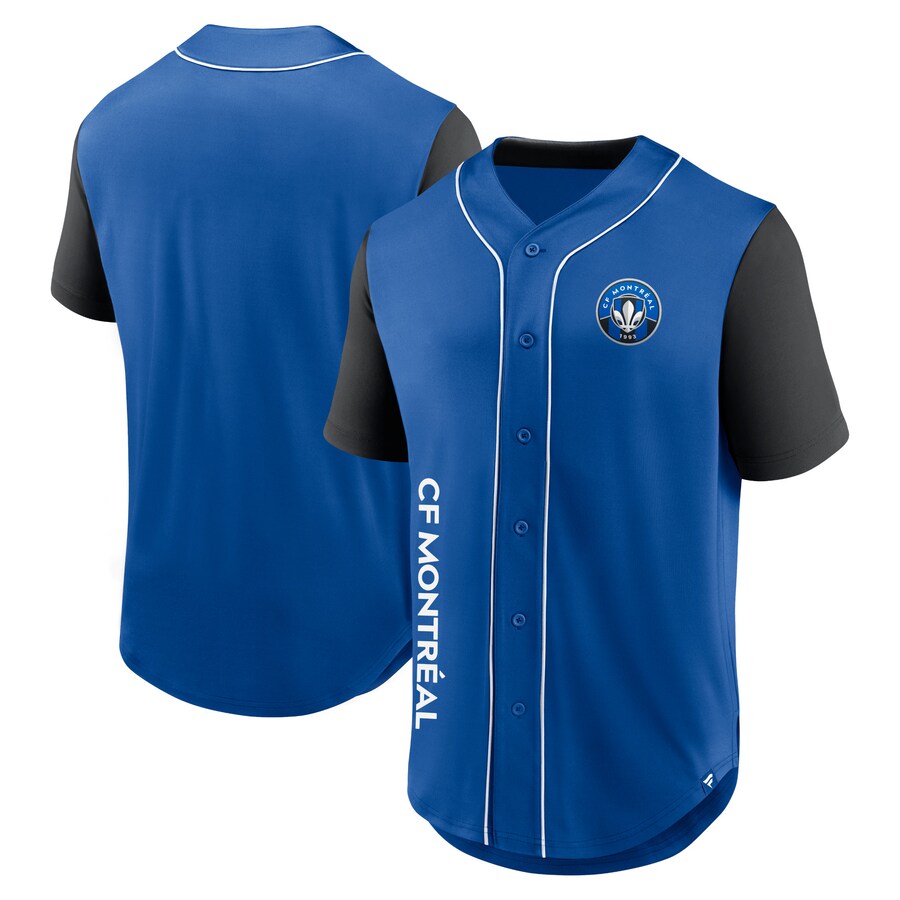 Men's CF Montreal Fanatics Royal Balance Fashion Baseball Jersey - Mc Mu