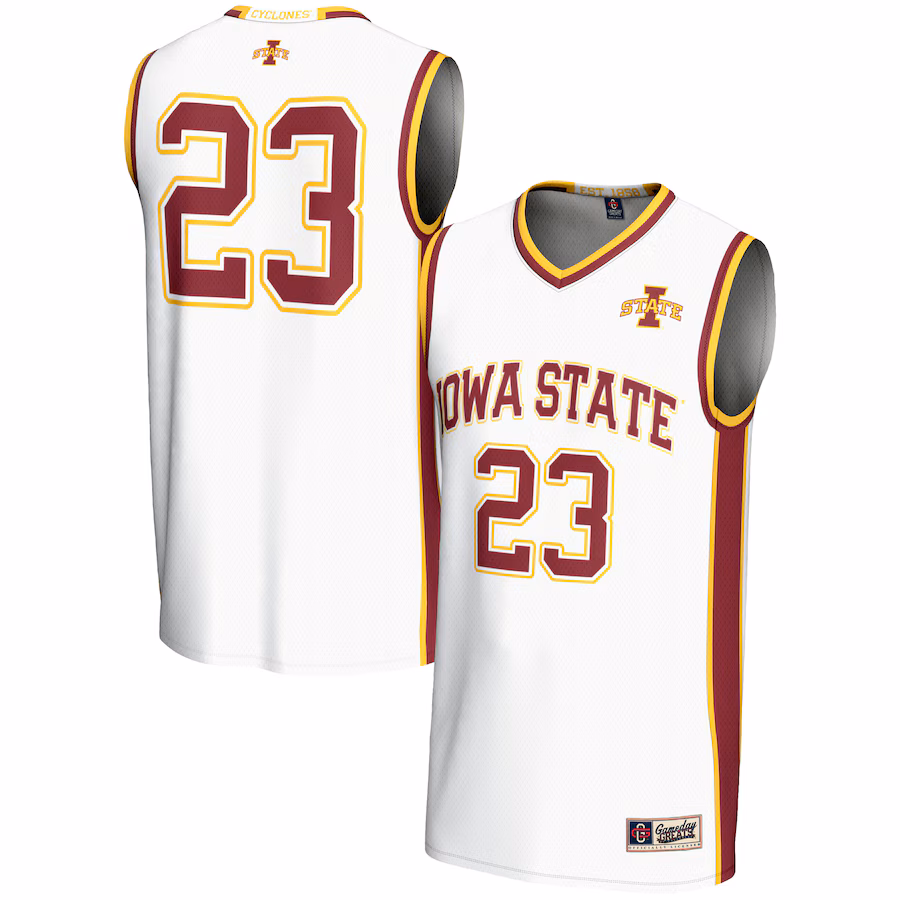 Youth GameDay Greats #23 White Iowa State Cyclones Lightweight Basketball Jersey - Mc Mu