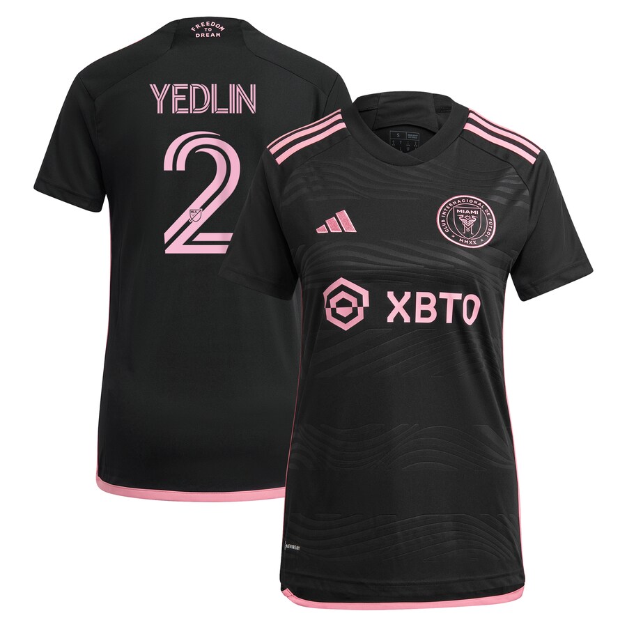 Women's Inter Miami CF DeAndre Yedlin adidas Black 2023 La Noche Replica Player Jersey - Mc Mu
