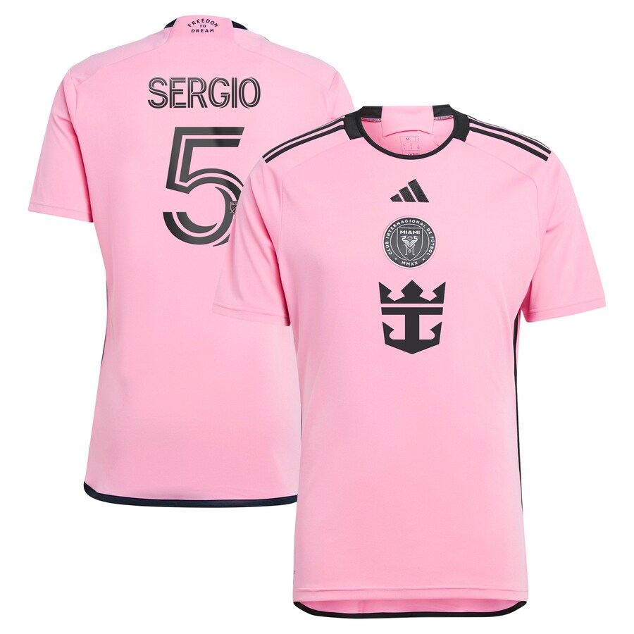 Men's Inter Miami CF Sergio Busquets adidas Pink 2024 2getherness Replica Player Jersey - Mc Mu