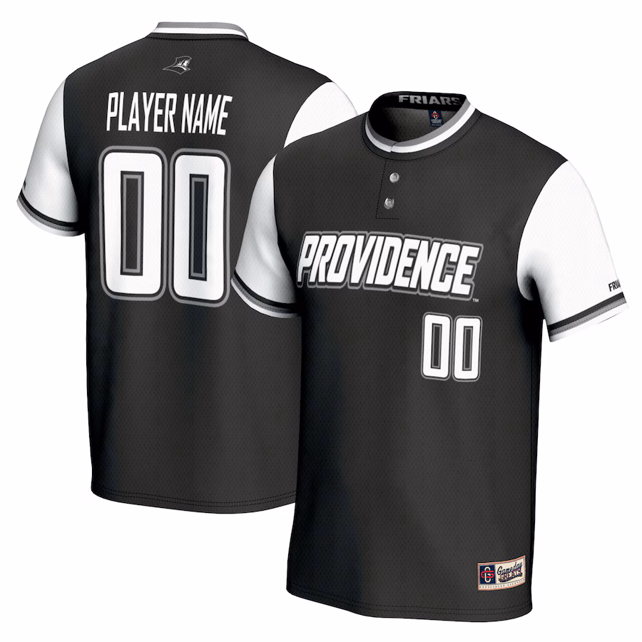 Providence Friars GameDay Greats Youth NIL Pick-A-Player Softball Lightweight Jersey - Black - Mc Mu