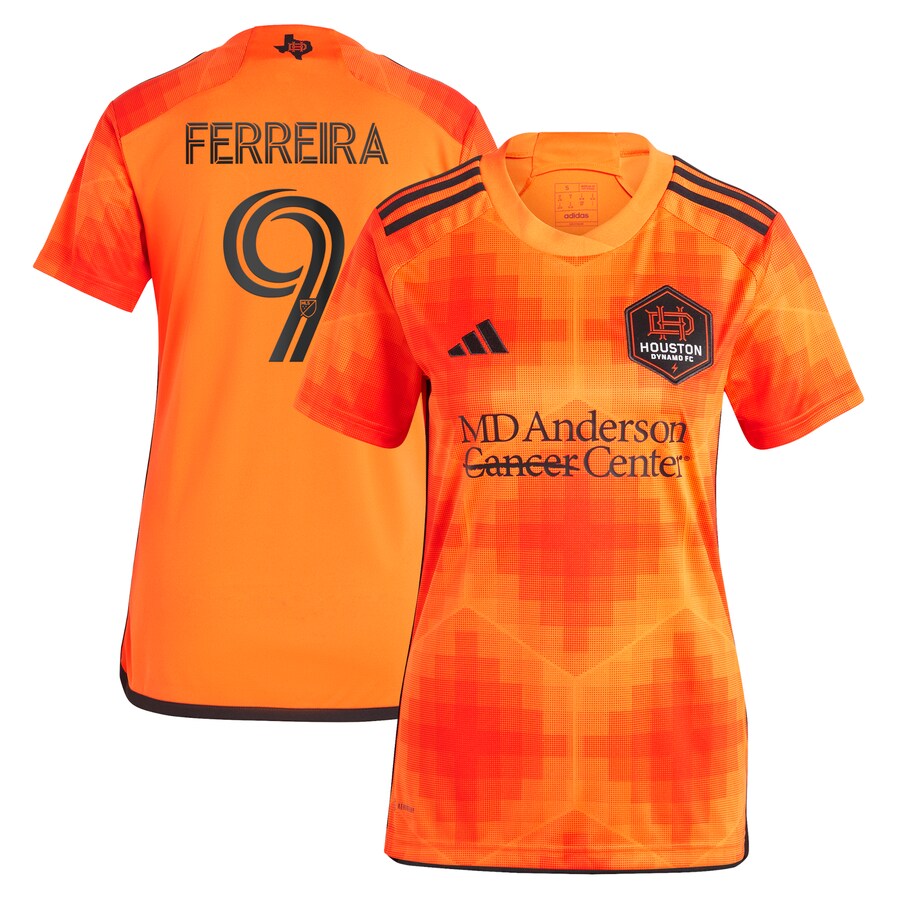Women's Houston Dynamo FC Sebastián Ferreira adidas Orange 2023 El Sol Replica Jersey - Mc Mu