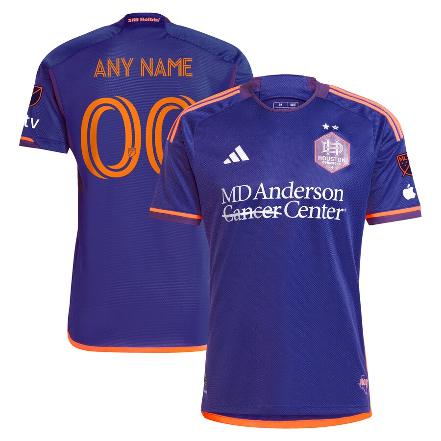 Men's Houston Dynamo FC  adidas Purple 2024 Still Holdin' Authentic Custom Jersey - Mc Mu