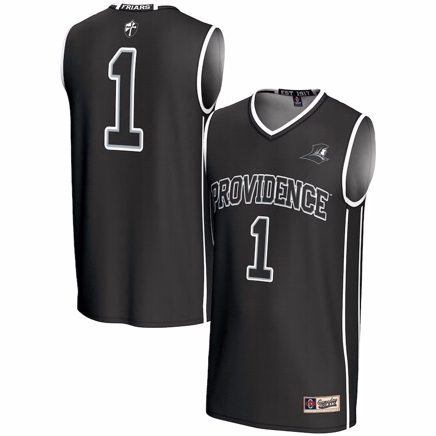 Unisex GameDay Greats #1 Black Providence Friars Lightweight Basketball Jersey - Mc Mu