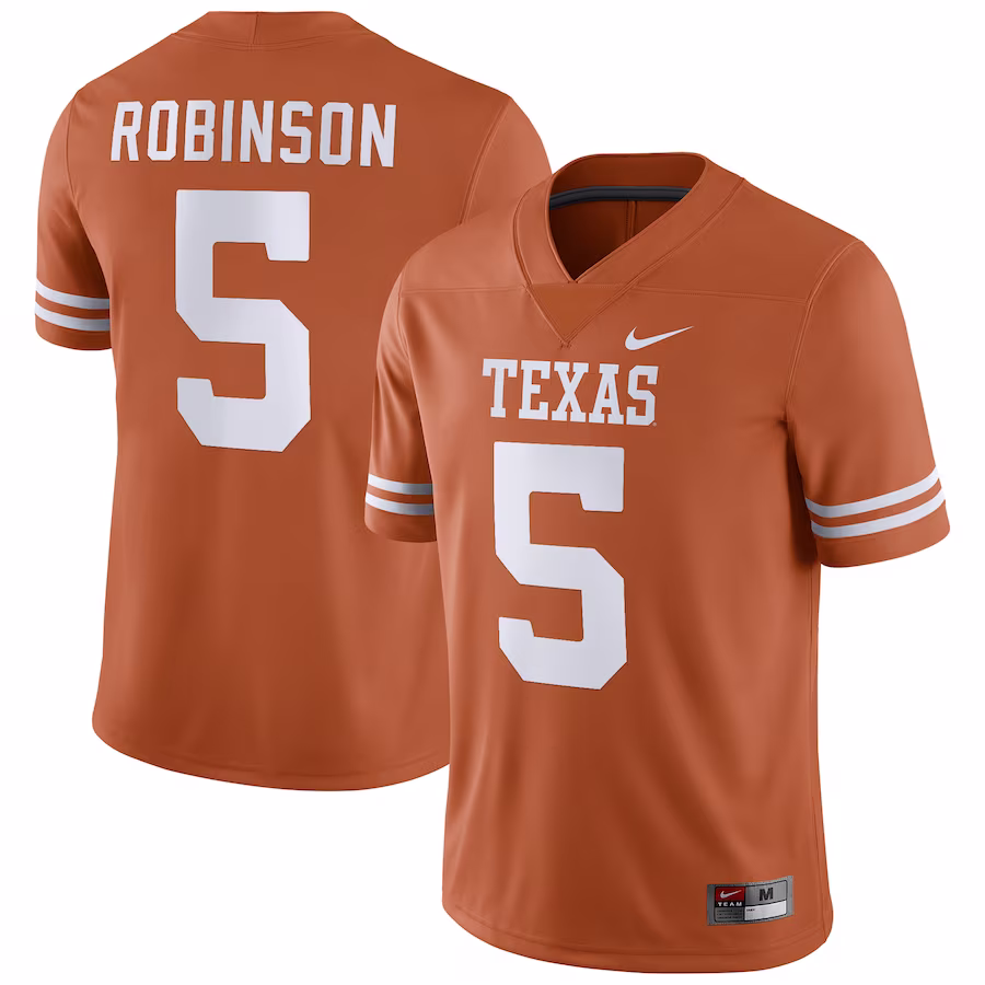 Bijan Robinson Texas Longhorns Nike Player Game Jersey - Texas Orange - Mc Mu