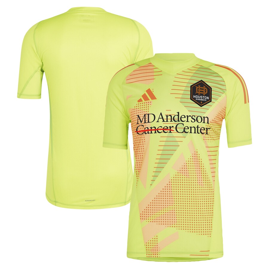 Men's Houston Dynamo FC adidas Yellow 2024 Goalkeeper Jersey - Mc Mu