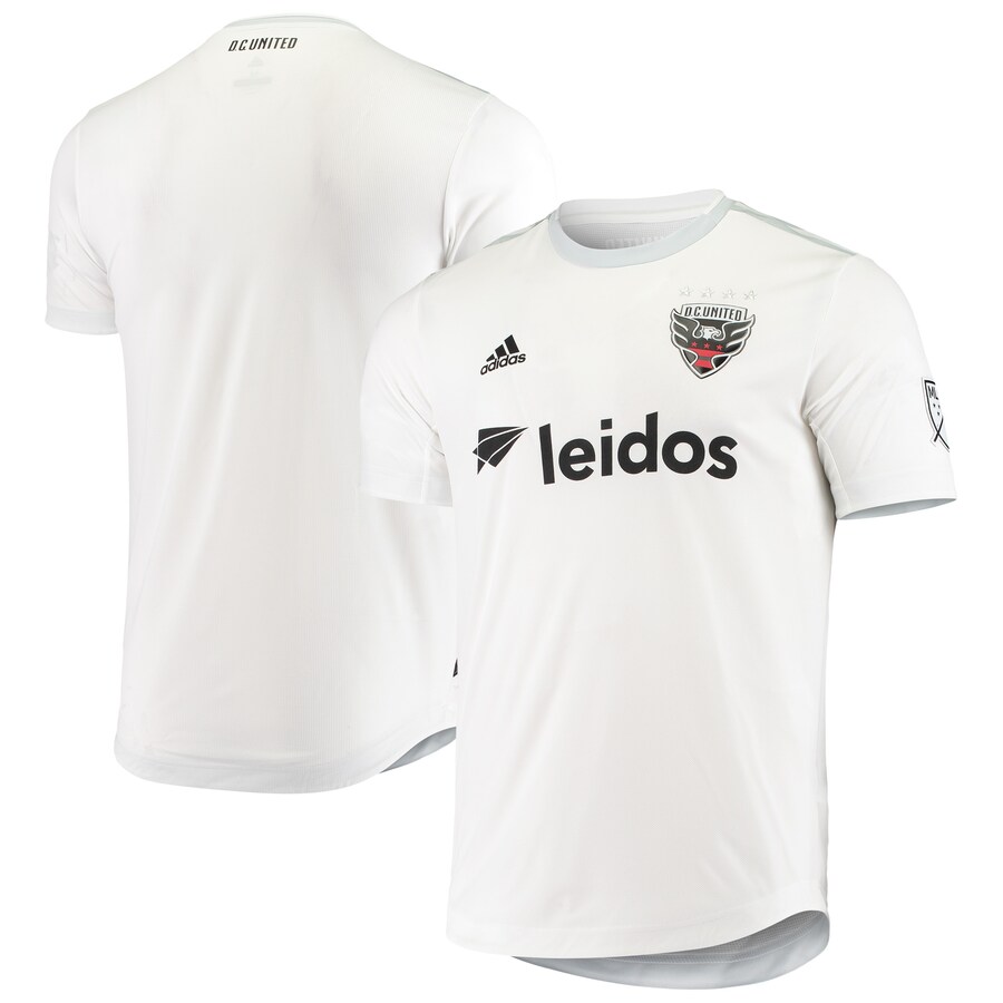 Men's D.C. United adidas White 2020 Authentic Away Jersey - Mc Mu