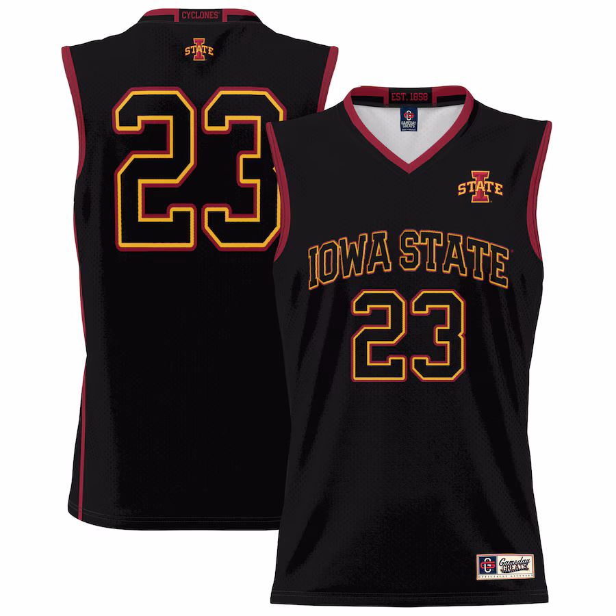 Unisex GameDay Greats #23 Black Iowa State Cyclones Lightweight Basketball Jersey - Mc Mu