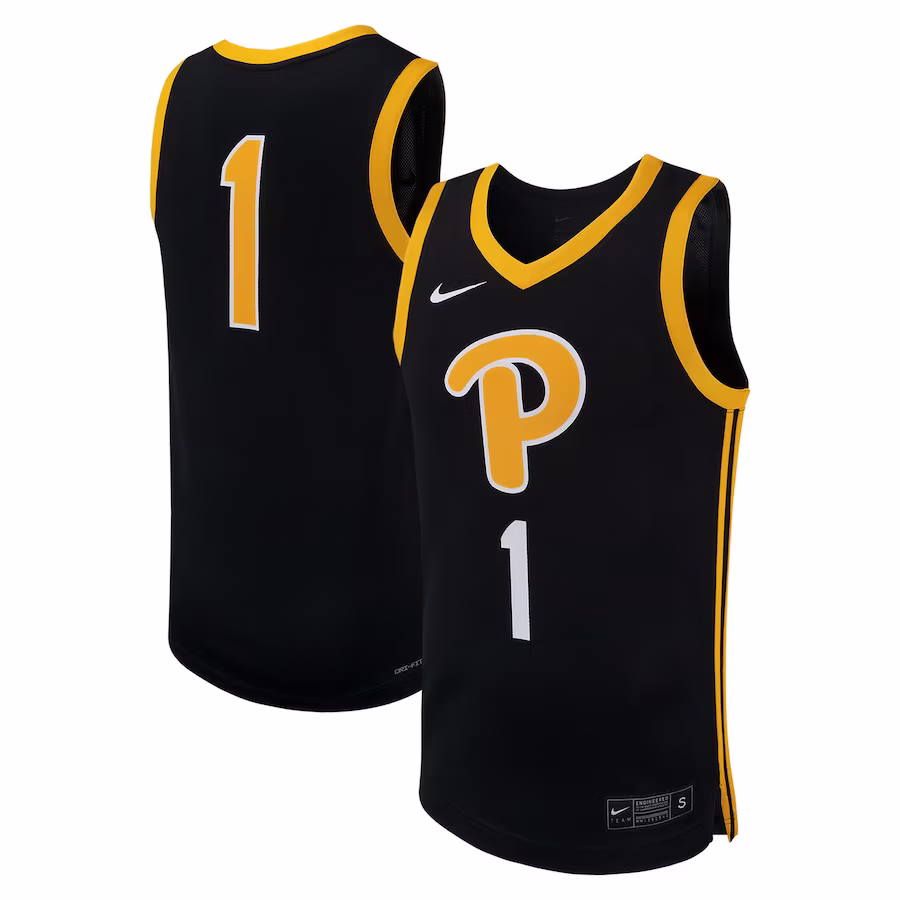 Pitt Panthers Nike Replica Basketball Jersey - Black - Mc Mu