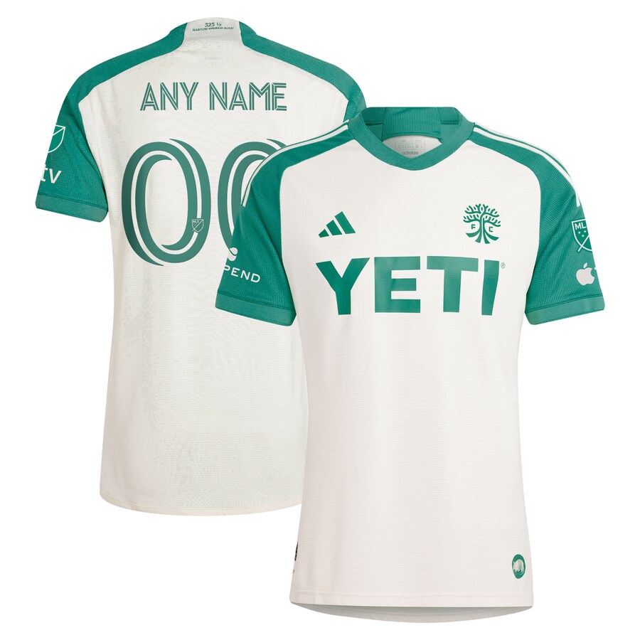 Men's Austin FC  adidas Tan 2024 The Armadillo Kit Authentic Custom Jersey - Mc Mu