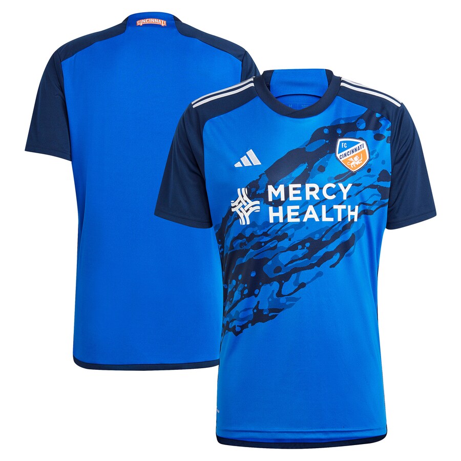 Men's FC Cincinnati adidas Blue 2023 River Kit Replica Jersey - Mc Mu