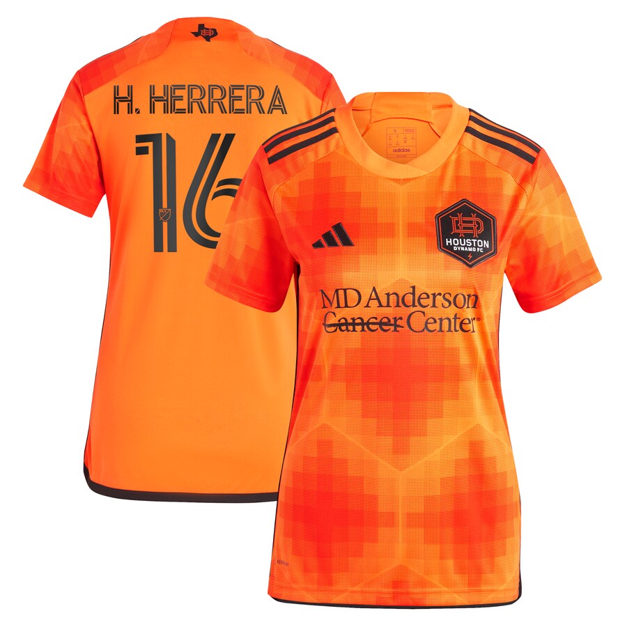 Women's Houston Dynamo FC Héctor Herrera adidas Orange 2023 El Sol Replica Jersey - Mc Mu