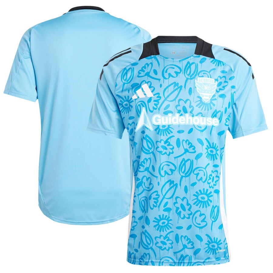 Men's D.C. United adidas Blue 2024 One Planet Pre-Match Top - Mc Mu