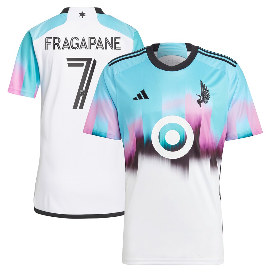 Men's Minnesota United FC Franco Fragapane adidas White 2023 The Northern Lights Kit Replica Jersey - Mc Mu