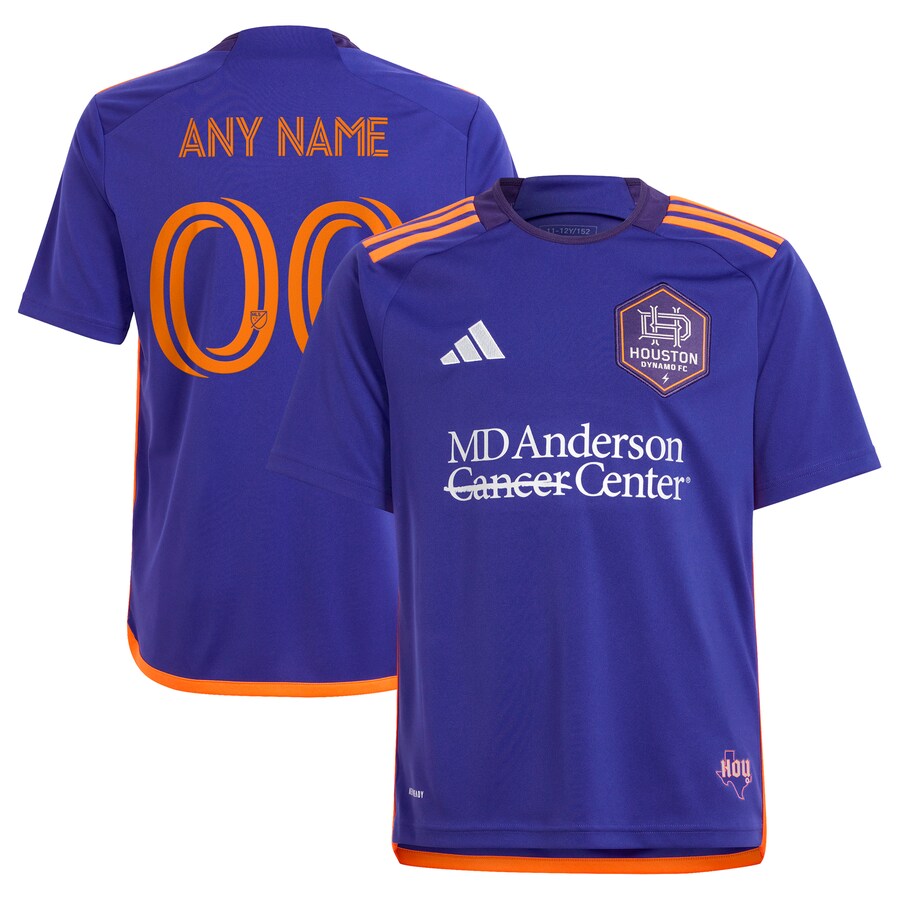 Youth Houston Dynamo FC  adidas Purple 2024 Still Holdin' Replica Custom Jersey - Mc Mu