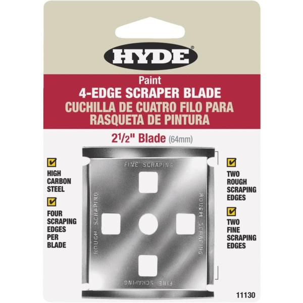 Hyde 2-1/2 In. 4-Edge Replacement Scraper Blade - Mc Mu