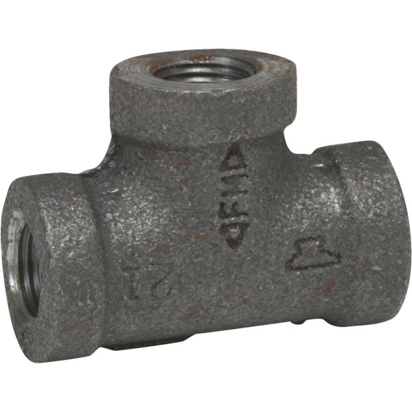 Anvil 1-1/4 In. Malleable Black Iron Tee - Mc Mu