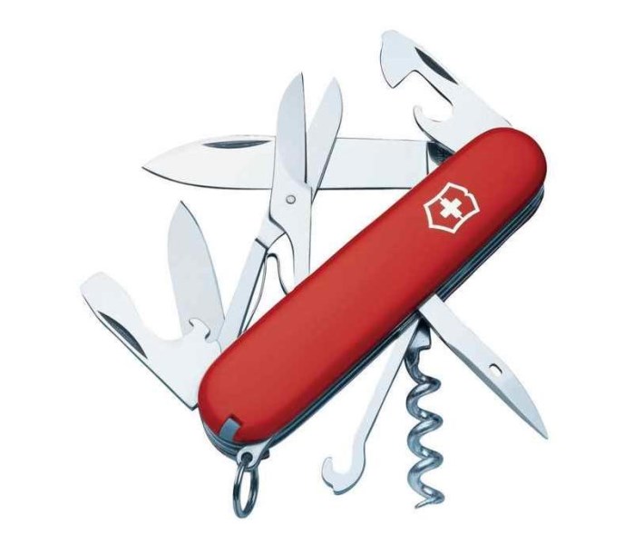 Victorinox Climber 13-Function 3-1/2 In. Red Swiss Army Knife - Mc Mu