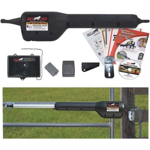 Mighty Mule MM271 12 Ft. 300 Lb. Single Gate Opener Kit - Mc Mu