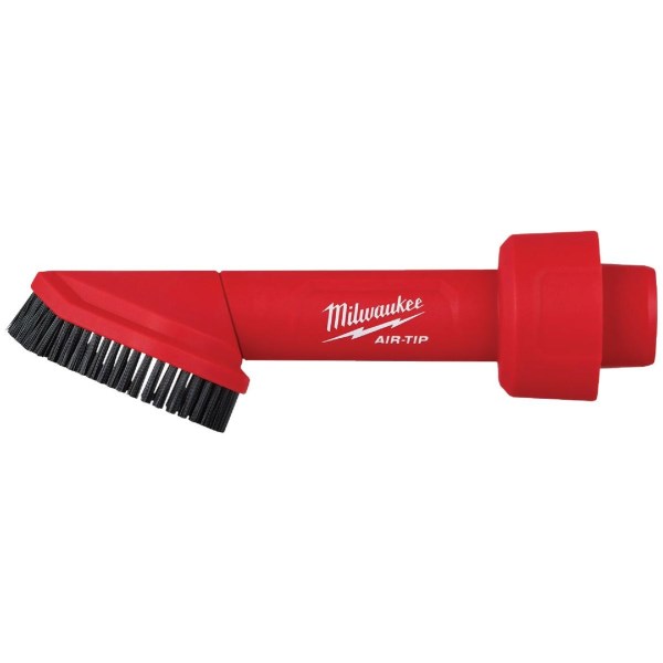 Milwaukee AIR-TIP 1-1/4 In. – 2-1/2 In. Red Plastic Rotating Corner Vacuum Brush - Mc Mu
