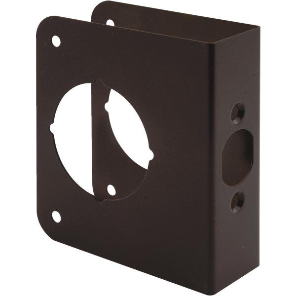 Defender Security 1-3/8 In. Door Thickness Solid Bronze Door Reinforcer - Mc Mu