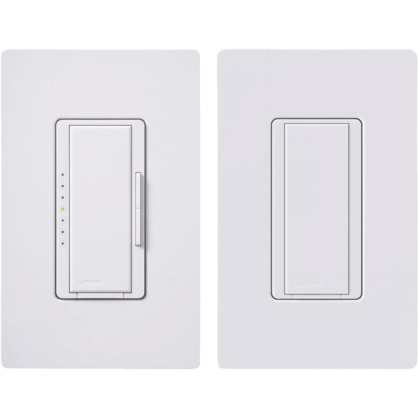 Lutron Maestro Halogen/Incandescent/LED/CFL White Digitaln Slide Dimmer Switch Kit - Mc Mu