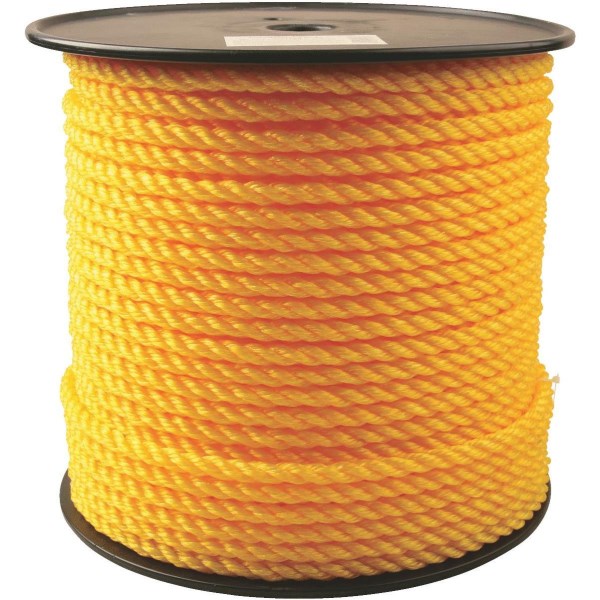 Do it Best 3/8 In. x 350 Ft. Yellow Twisted Polypropylene Rope - Mc Mu