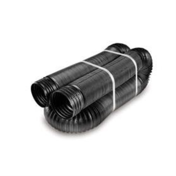 Amerimax 4 In. X 25 Ft. FLEX-Drain Expandable Perforated Drainage Pipe - Mc Mu