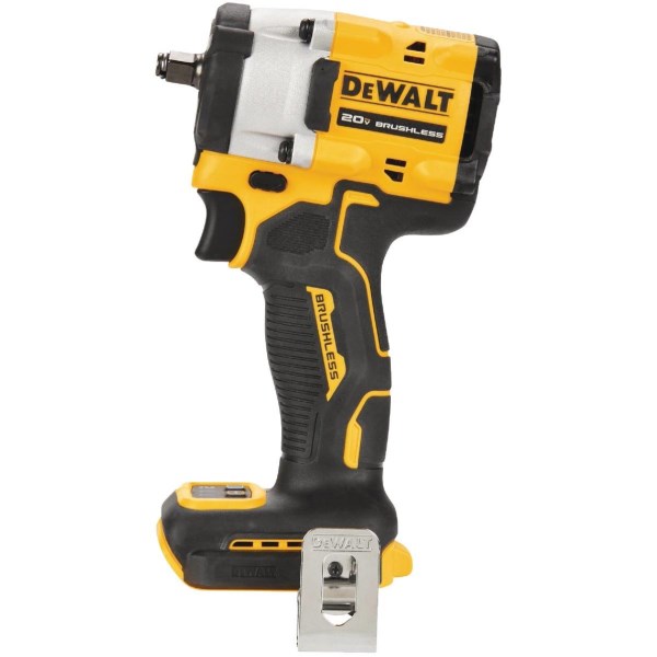 DEWALT 20 Volt MAX ATOMIC Lithium-Ion Brushless 3/8 In. Cordless Impact Wrench with Hog Ring Anvil (Bare Tool) - Mc Mu