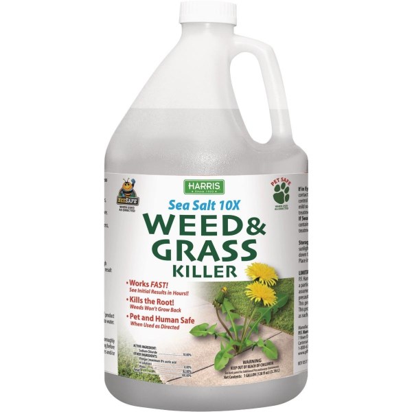 Harris Sea Salt 10X 1 Gal. Ready to Use Spray Weed & Grass Killer - Mc Mu