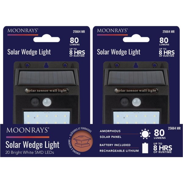 Moonrays SMD LED Solar Motion Sensor Wedge Light - Mc Mu
