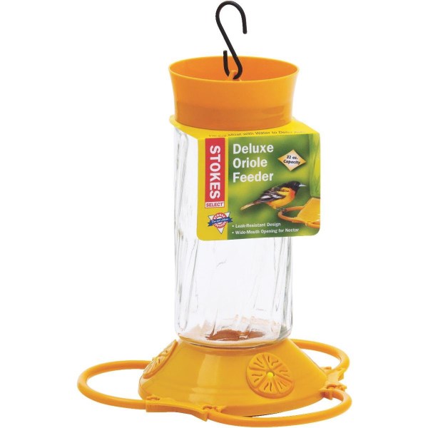 More Birds 32 Oz. Glass Deluxe Oriole Feeder - Mc Mu