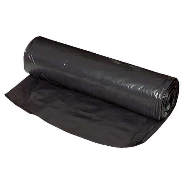 Film-Gard 24 Ft. X 100 Ft. Black 6 Mil. Polyethylene Sheeting - Mc Mu