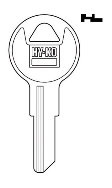 Hy-Ko Home House/Office Key Blank IL11 Single sided For Illinois Locks - Mc Mu