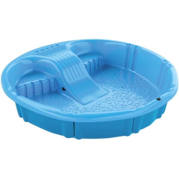 H2O 12 In. D. x 60 In. Dia. Blue Polyethylene Econo Slide Pool - Mc Mu