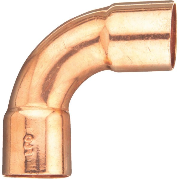 NIBCO 5/8 In. CxC 90 Deg. Long Turn Copper Elbow (1/4 Bend) - Mc Mu
