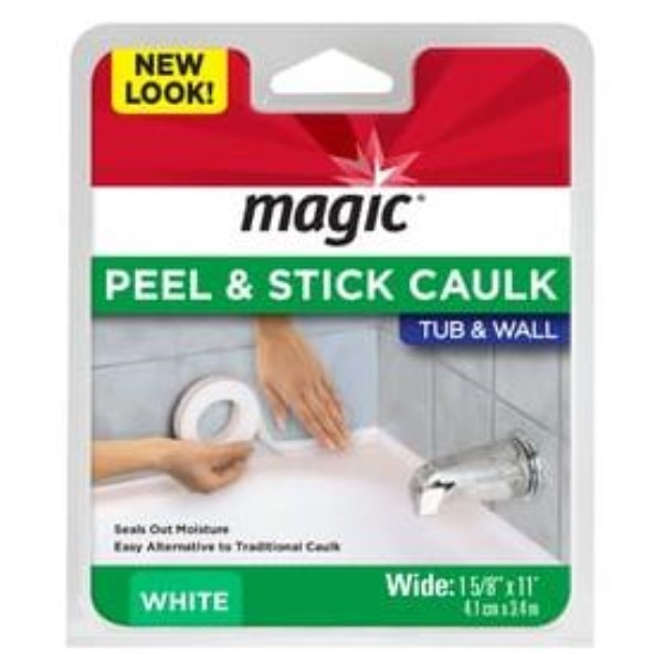 Magic 1-5/8 In. x 11 Ft. White Caulk Strip - Mc Mu