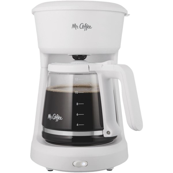 Mr Coffee 12 Cup Switch White Coffee Maker - Mc Mu