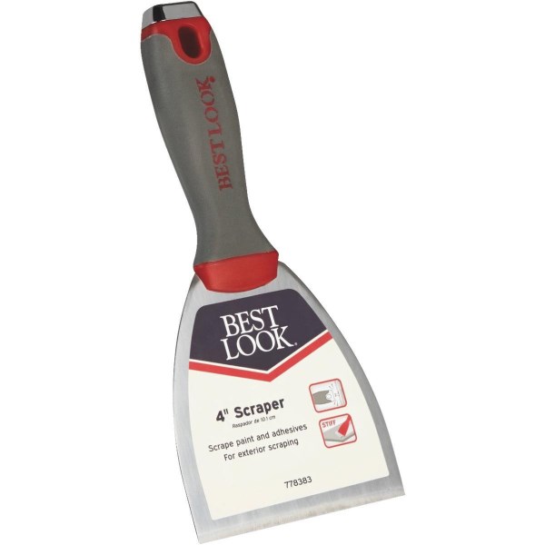 Best Look 4 In. Stiff Ergo Scraper - Mc Mu