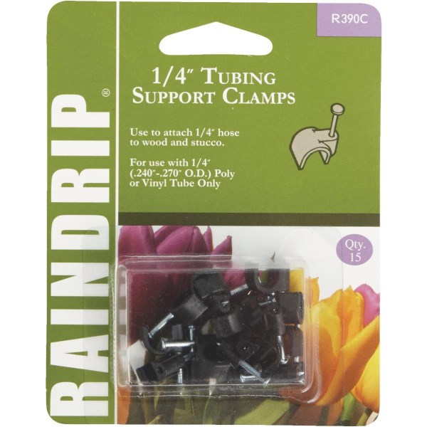 Raindrip 1/4 In. Tubing Mounting Clamp (15-Pack) - Mc Mu