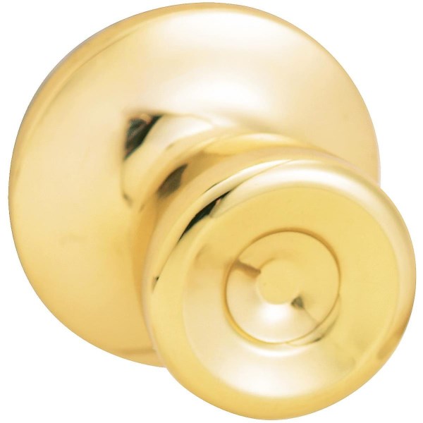 Steel Pro Polished Brass Hall & Closet Door Knob - Mc Mu