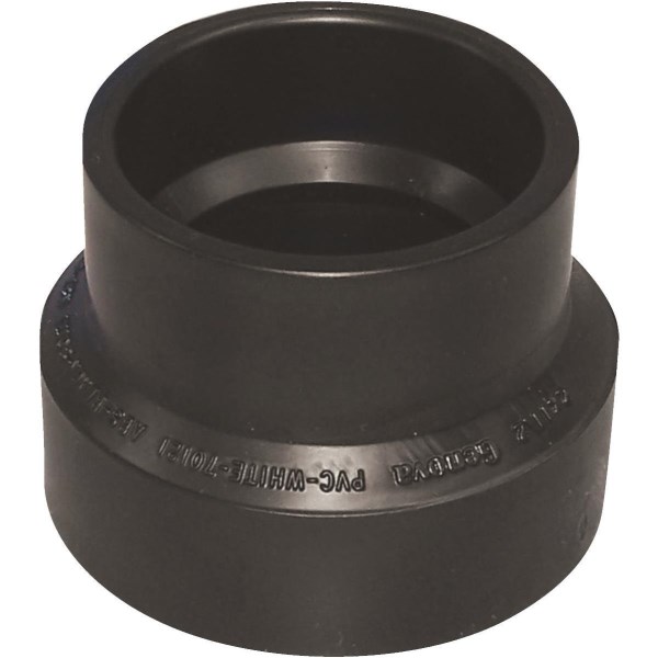 Charlotte Pipe 3 In. x 2 In. Hub x Hub Reducing ABS Coupling - Mc Mu