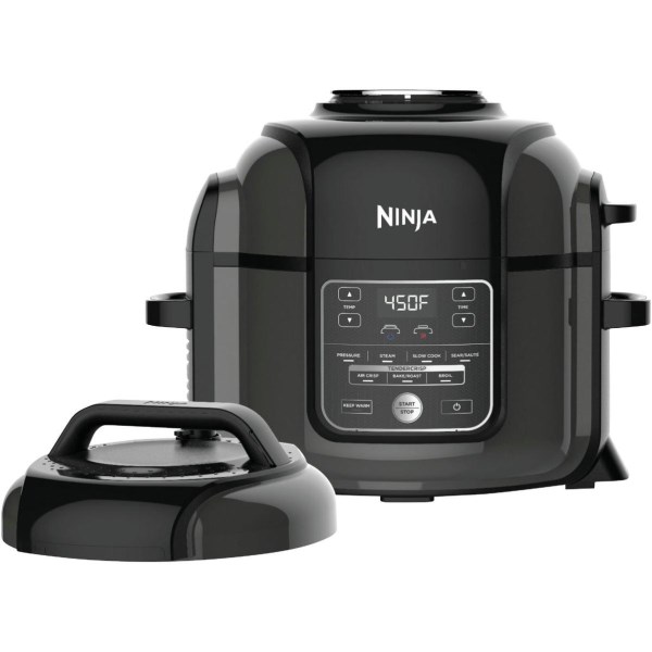 Ninja Foodi 6.5 Qt. Black Stainless Electric Pressure Cooker with Tender Crisp Technology - Mc Mu