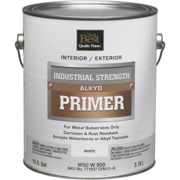 Do it Best Alkyd Industrial Strength Primer, White, 1 Gal. - Mc Mu