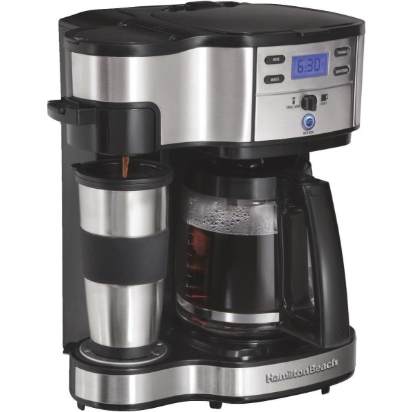 Hamilton Beach The Scoop Black 12 Cup 2-Way Coffee Brewer - Mc Mu