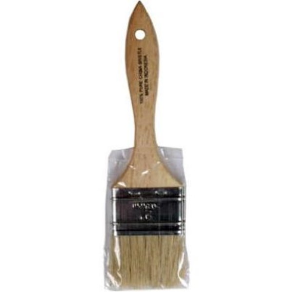 2 In. Flat Chip Natural Bristle Paint Brush - Mc Mu
