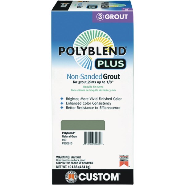 Custom Building Products PolyBlend PLUS 10 Lb. Arctic White Non-Sanded Tile Grout - Mc Mu